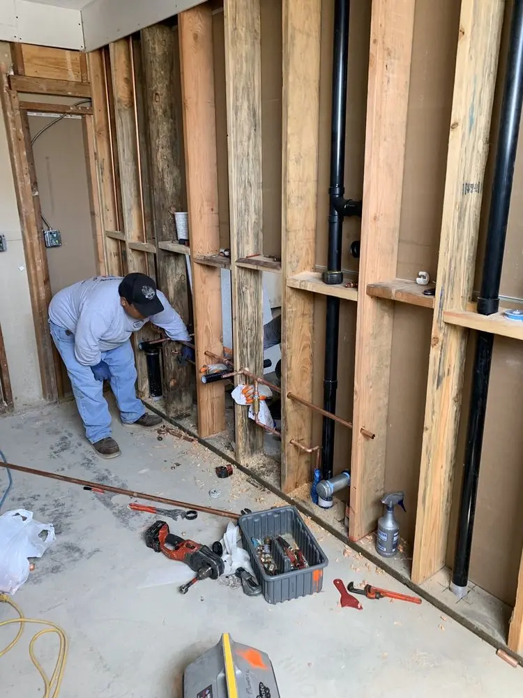 Commercial rough-in plumbing for Gas Line Repair in Wesley Chapel